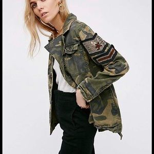 Free People Camo Jacket